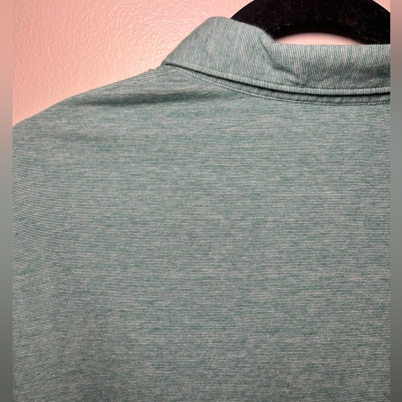 Criquet Men's Green Striped Polo Shirt Size XXL - Picture 3 of 6